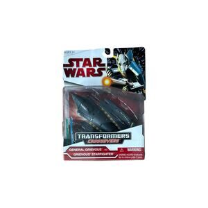 Star Wars Transformer Crossover General Grevious To Grevious Starfighter NIB